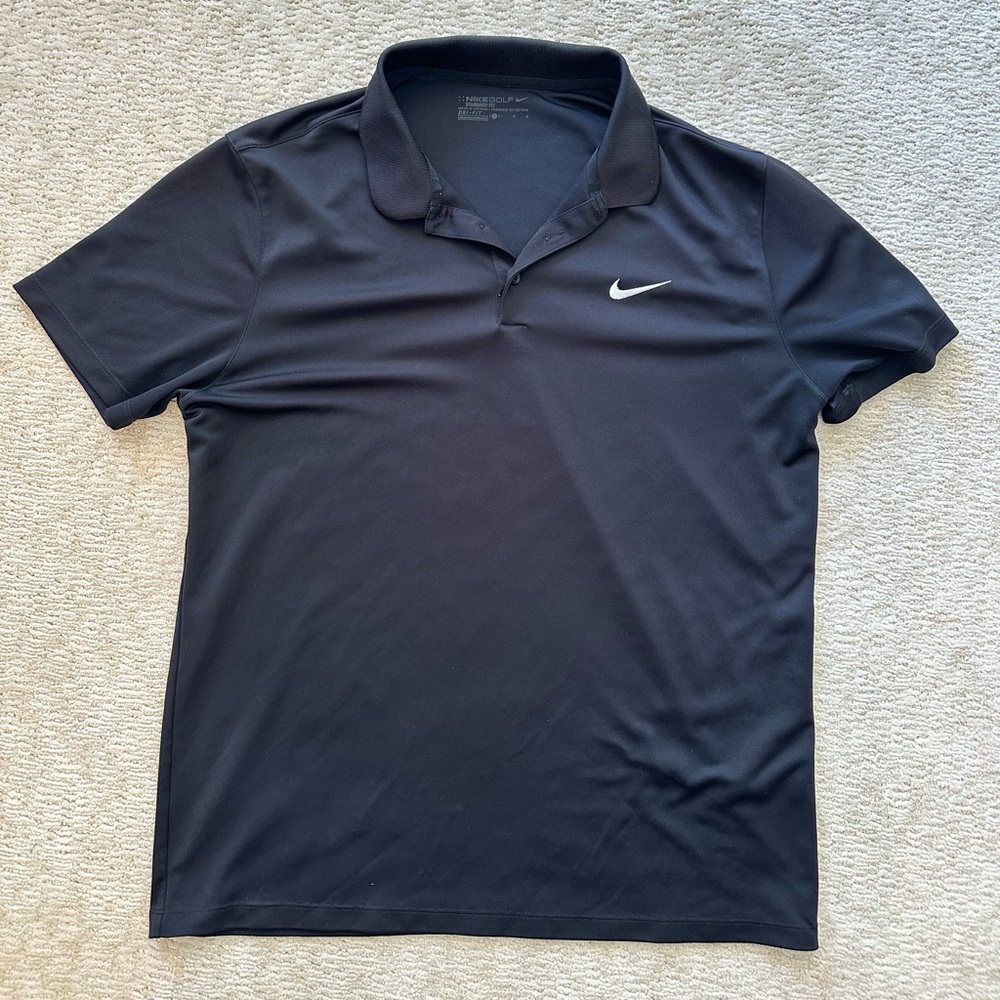 Nike Golf Black Dri-Fit Shirt - M